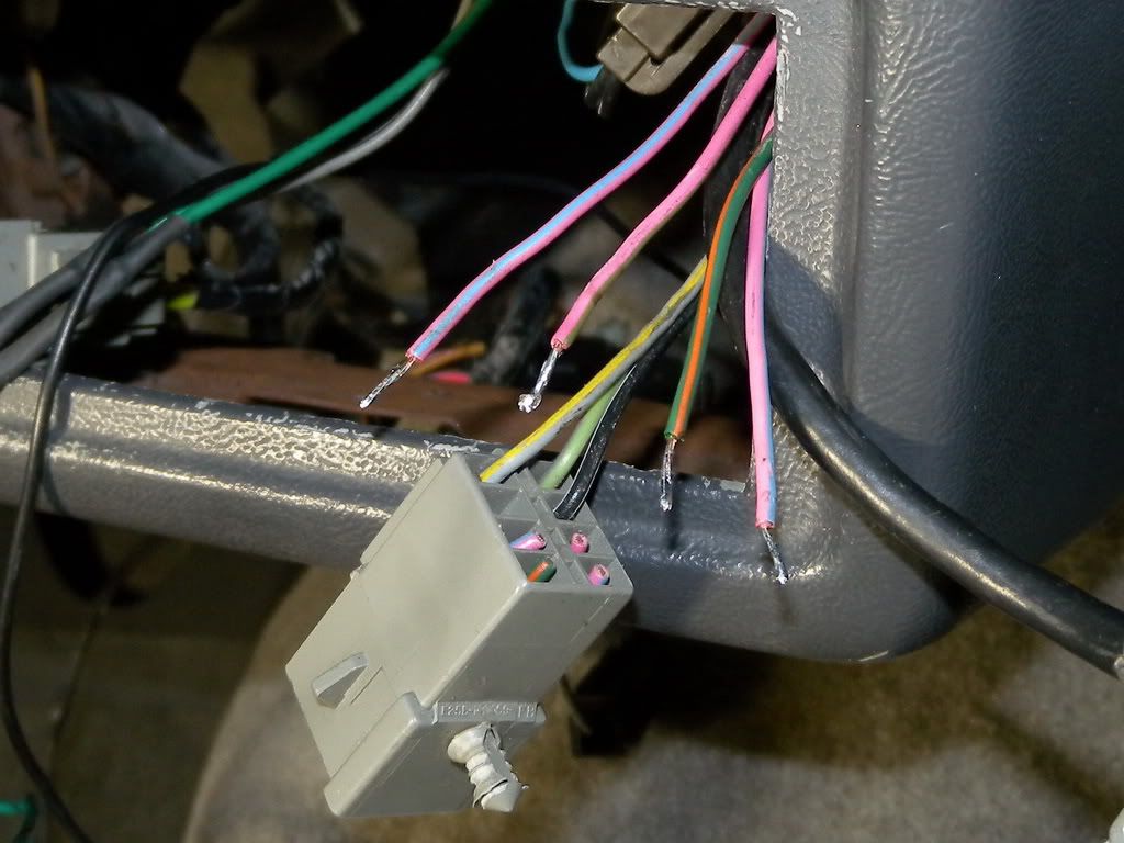Since I can't read a wiring diagram help me with this radio harness